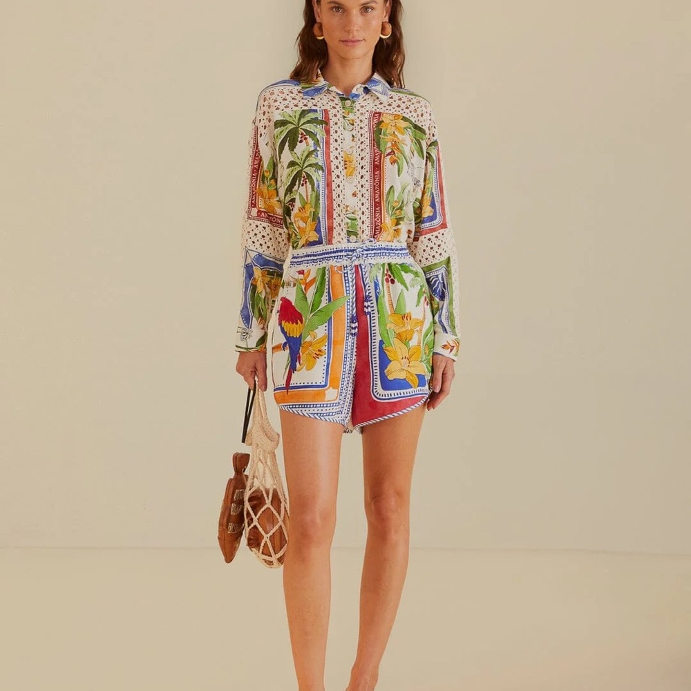 FARM Rio Tropical Print Multicolor Women’s Shorts